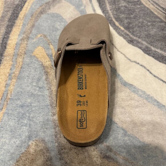 Birkenstock Boston Clog Suede Sandal Taupe Women’s Size 7 , 8 And 9 - Picture 5 of 5